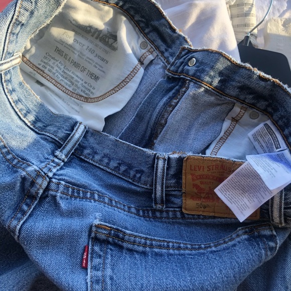 Men Levi’s Jeans Blue Men jeans Size 38x34 - Picture 4 of 10